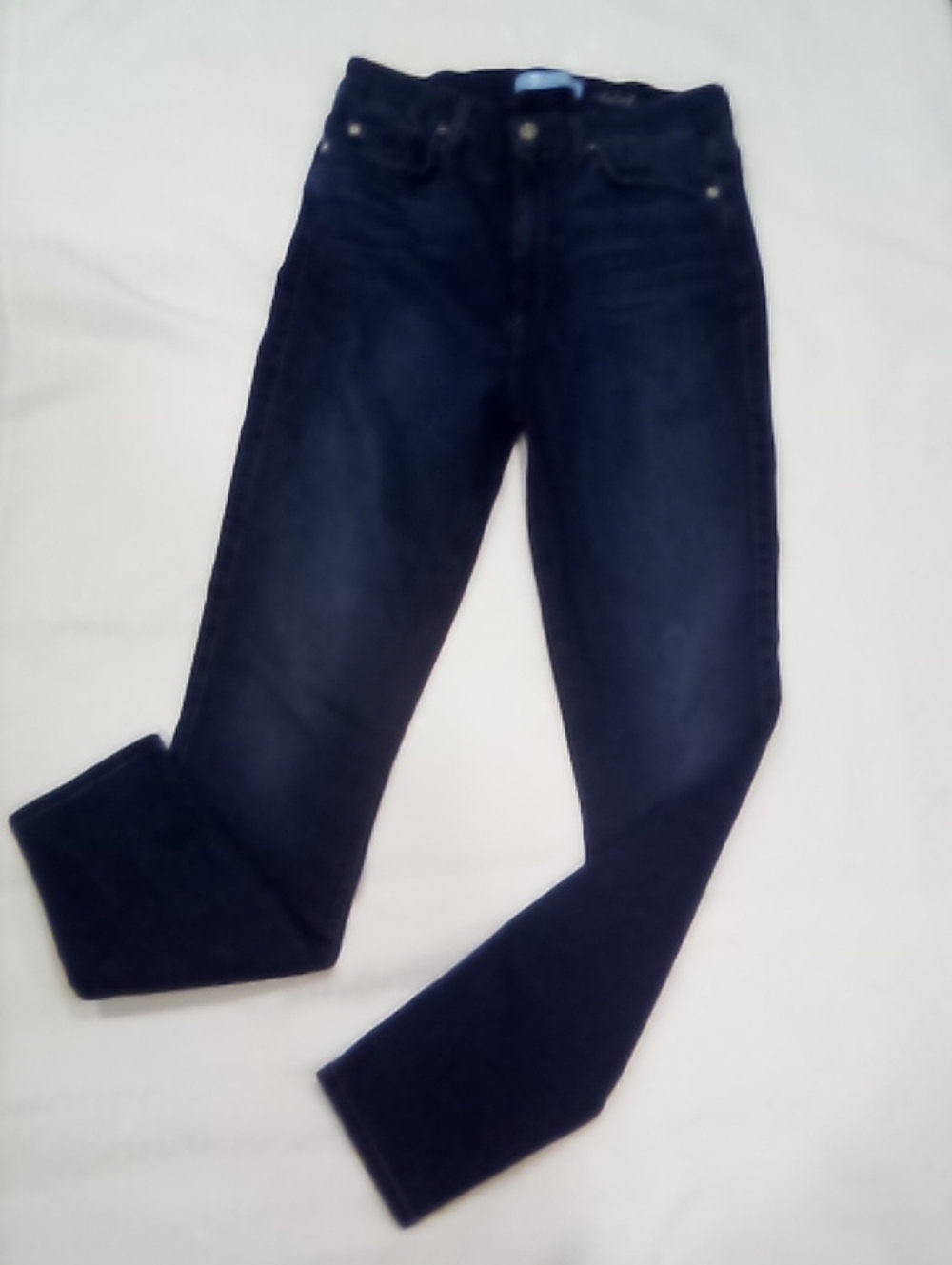 7 For All Mankind Dark Blue Skinny Jeans